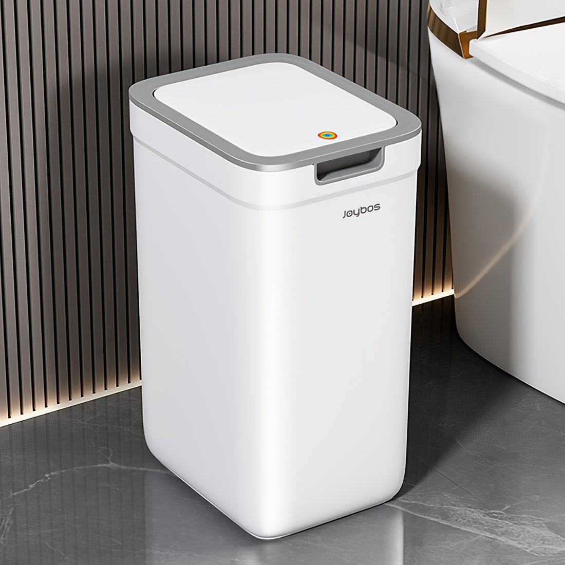 Joybos Wall-Mounted Bathroom Trash Can: Odor-Sealing, Touchless, And Space-Saving