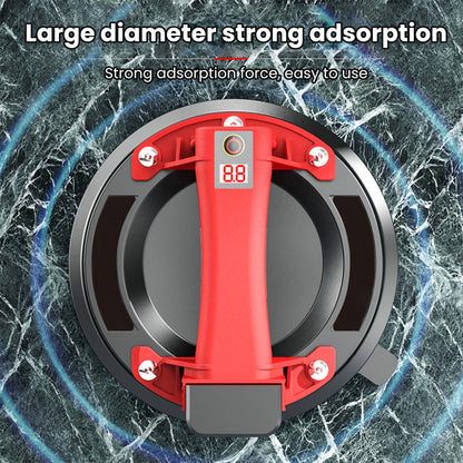 2pcs Set Of 20.32 cm Vacuum Suction Cups 200kg Load Capacity Heavy Duty Vacuum Picker with Double Layer High Quality Rubber Large Diameter Suction Cup Smart Pressure Display for Handling And Installation Can Be Used to Move G