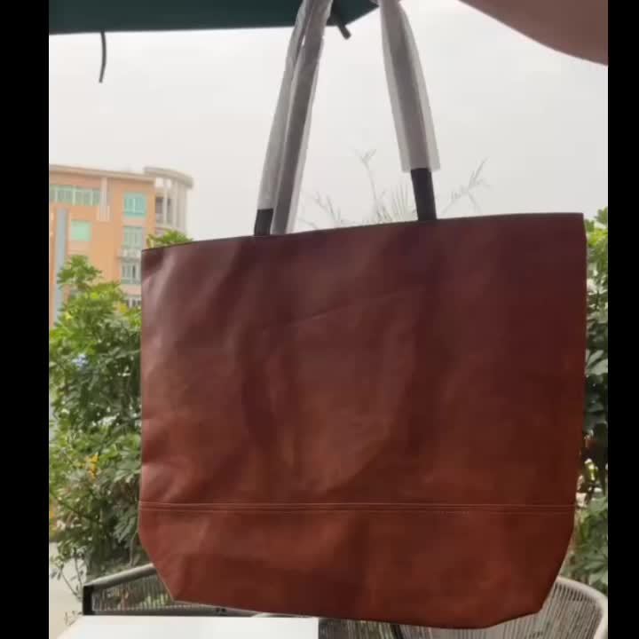 Women'S Vintage Large-Capacity Shoulder Tote Bag