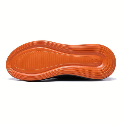 Men's & Teen ' Heavy-Duty Running Sneakers - Wide Width Available, All-Season Low-Top Lace-Up Sneakers with Cushioned PU Sole, Round Toe & All-Terrain Traction for Gym,, Casual Wear - Breathable Fabric Upper (Dad Sneakers)