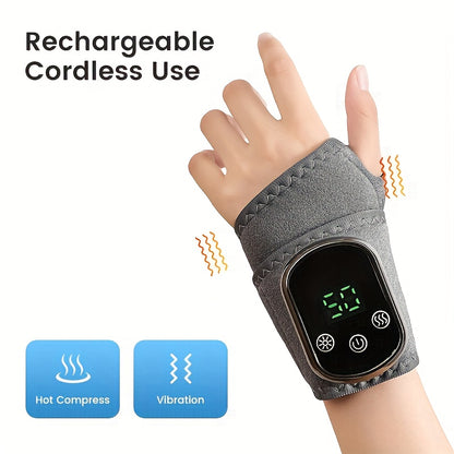 Portable wrist massager, vibration, three modes
