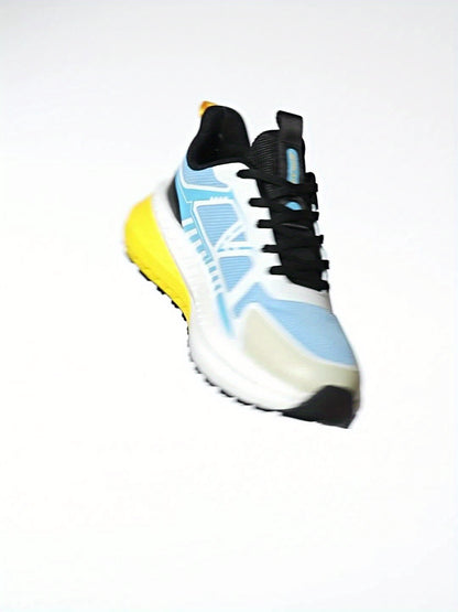 Fashion Sports Sneakers for Men and Women - Casual Lightweight Running Shoes, All-Season Comfort, Round Toe Lace-up Trainers, Breathable Fabric Upper, EVA Sole, Universal Fit