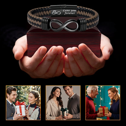 1pc Back to School - Must-Have Gift - Perfect Thanksgiving Gift/Graduation Gift - Retro Style Knotted Love Buckle Bracelet - for Son/Classmates/Friends, Exquisite Design Knotted Bracelet Gift, Fashionable Versatile, Celebrati