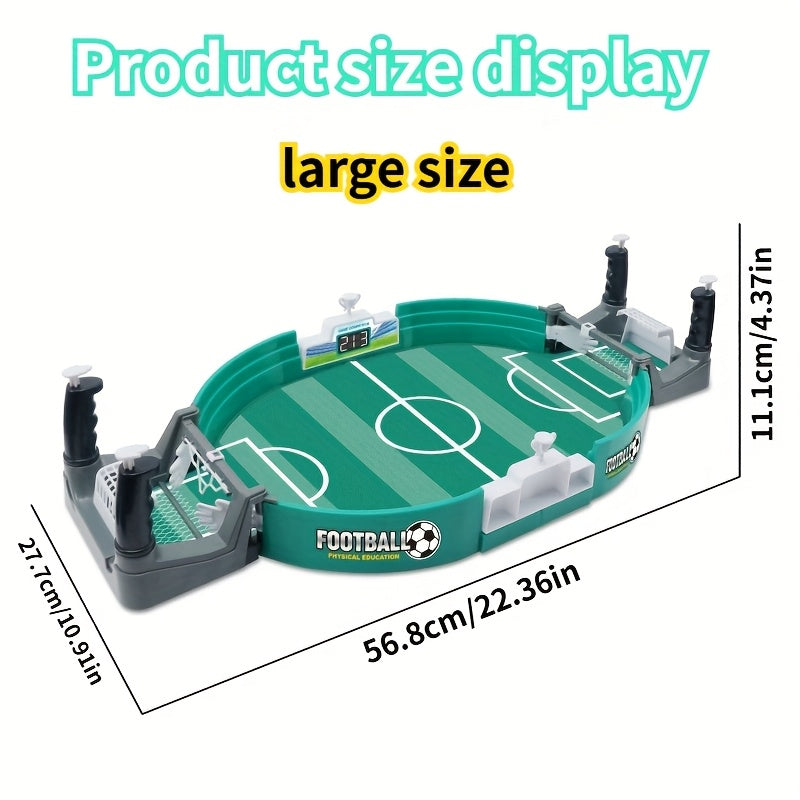 6pcs Balls Youth Desktop Football Game - Interactive Indoor Football Match with Accessories, Goal Actions, Ideal Day or Birthday Gifts, Father'S Day Gifts, Football Accessories, Large Size, 56.8x27.7x11.1cm, Football Accessor