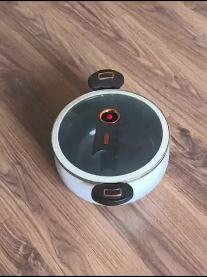 1 Piece Chubby Multi-Functional Soup Pot, 7L Large Capacity, 26cm Stew and Cooker, Non-Stick Pot for Induction and Gas Stoves