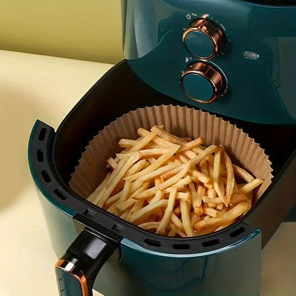 10/50/100pcs, Disposable Air Fryer Liners (16.0cm), Square Paper Air Fryer Liner Pots, Paper Basket Bowls, Baking Trays, Oven Accessories, Baking Tools, Kitchen Gadgets, Kitchen Accessories