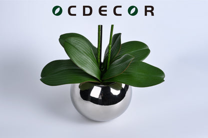 1pc, Faux Orchid, Potted Plant, Potted Flower Ornament Decorative Flower Plant, Photo Props, Outdoor Decor, Home Decor, Mother's Day Gifts Birthday Gifts