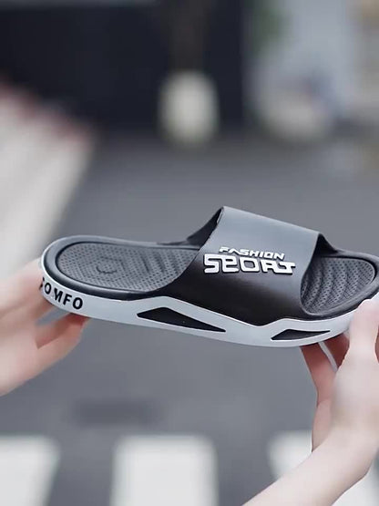 Men's & EVA Slippers - Open-Toe Non-Slip Slip- Indoor/Outdoor House, Lightweight & Arch Design, All-Season for Gym, Beach, - ///// - Casual & Training Footwear with Breathable EVA Material, Minimalist Style, and Versatile for