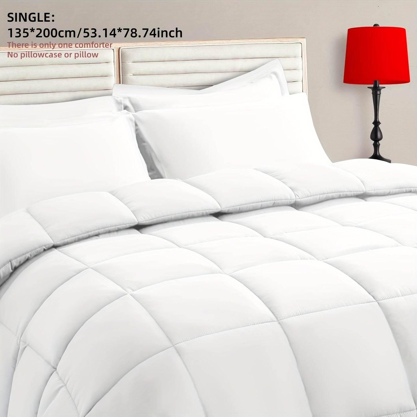 Edredão acolchoado xadrez estilo francês aconchegante - Macio, quente e lavável à máquina para todas as estações.