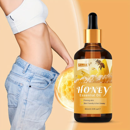Bee Venom Firming Oil, 60ml - Hydrates & Smooths Waist, Buttocks & Thighs | Hypoallergenic, Fragrance-Free with Vitamin E & Glycerin for All Skin Types