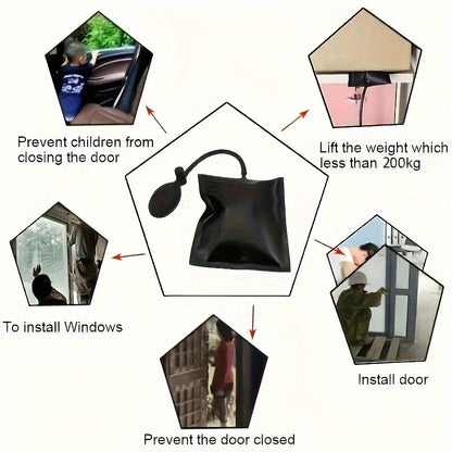 Kit completo de ferramentas para reparação automóvel: airbag insuflável, bomba de ar, ferramenta de desbloqueio de emergência e muito mais - prepare o seu carro para qualquer situação!