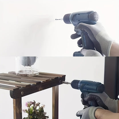 1set Of Accessories 8V Lithium Drill Mini Electric Drill Cordless Drill USB Charging Screwdriver Screwdriver Lithium Electric Drill LED Lighting Electric Drill Electric Tools For DIY Projects DIY Drill