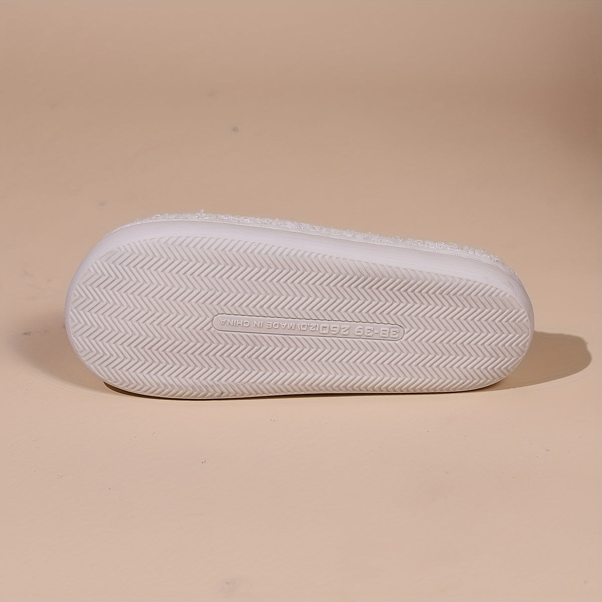 Christmas Tree Pattern Fuzzy Slippers, Winter Warm Closed Toe Flat Floor Shoes, Cozy Soft Sole Plush Home Slippers