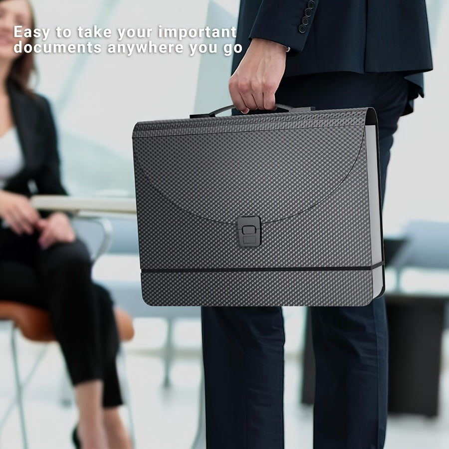 1pc Or 2pcs 25 Pockets A4 Accordion Folder, 25 Grids Multifunctional Flip Folder, Office Document Storage Bag, Test Paper Test Organizer Bag, Back To School Supplies, Office Supplies Project Folder