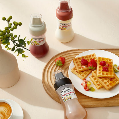 1/2/3pcs, Squeeze Sauce Bottle, Leak Proof Refillable Condiment Container For Salad Ketchup Honey Jam, Squeeze Sauce Bottle Oyster Sauce Squeeze Bottle, Home Kitchen Supplies