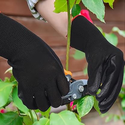 Conjunto de 6 a 12 pares de luvas de jardinagem, luvas de trabalho, luvas de trabalho para homem, luvas para limpeza de lixo de jardinagem, luvas de jardinagem para mulher, ferramentas de jardinagem, luvas de trabalho para jardinagem.