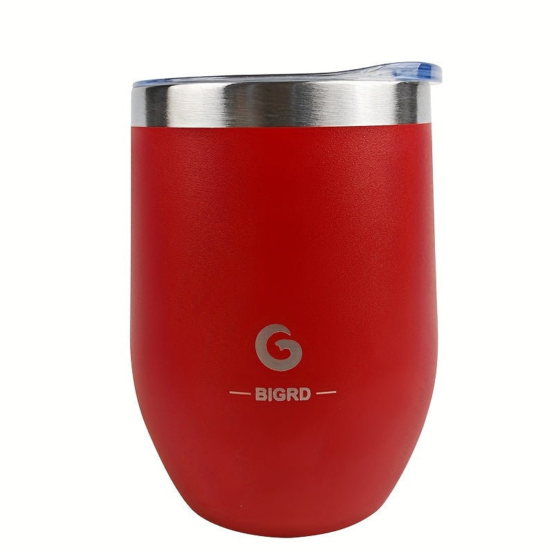 15oz Stainless Steel Travel Mug with Dual-Wall Vacuum Insulation, Leak-Proof Lid & Handle, 300ml, Personal Coffee Cup for Running, Gym, Office, Commuting - Dishwasher Safe, Hand Wash Only, No Battery Needed, Coffee Travel Mug