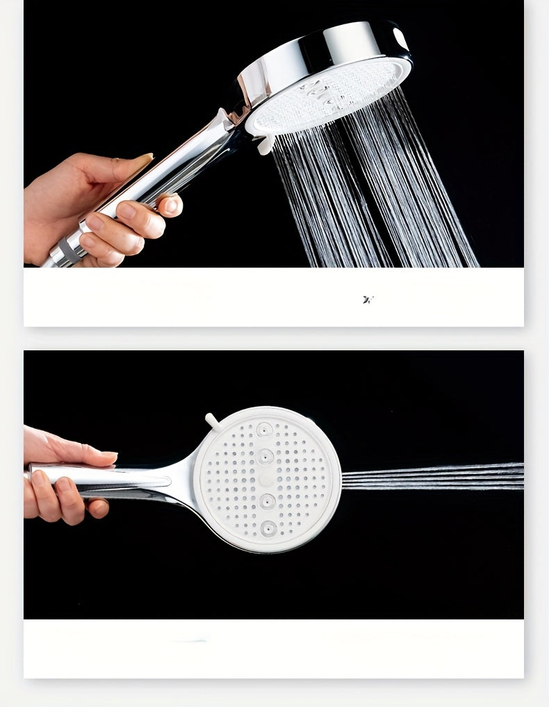 Wall-Mounted Shower Head with Adjustable Arm - No Electricity Needed, Easy Installation, Heavy-Duty Copper Construction for Modern Bathroom Upgrade - Ideal for Bath or Shower
