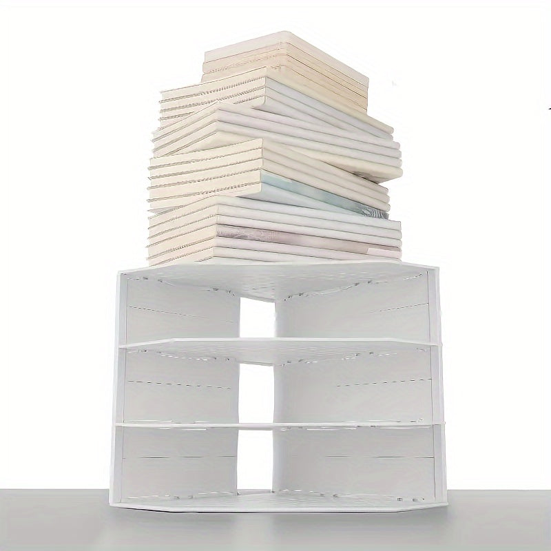 Caixa organizadora retrátil com 4 compartimentos para livros e arquivos: ideal para organizar documentos, arquivos e outros artigos essenciais de escritório, material escolar e decoração.