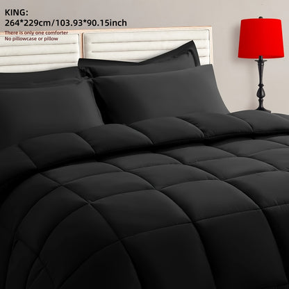 Edredão acolchoado xadrez estilo francês aconchegante - Macio, quente e lavável à máquina para todas as estações.