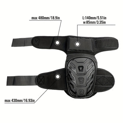2pcs Heavy-Duty Knee Pads with Non-Slip Surface - Adjustable Strap for Construction, Gardening, Painting - All-Day Comfort & Impact Protection - Ideal for Professionals & DIY Projects - Gzzhi, Knee Pads for Work, Durable PVC