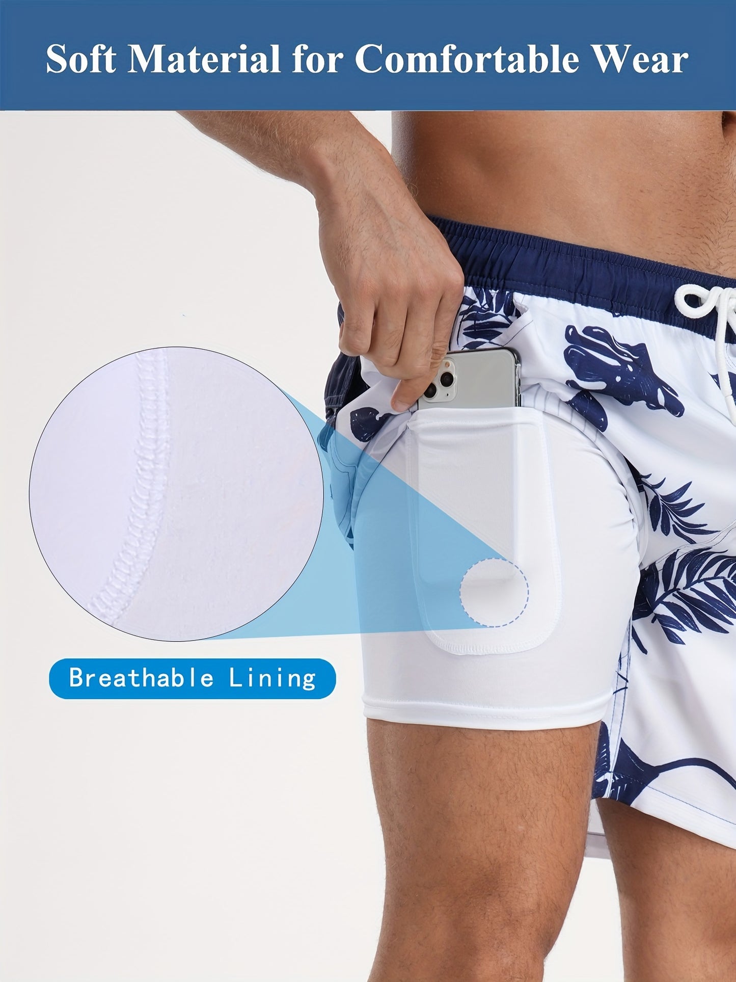 Men'S Quick-Dry Beach Shorts