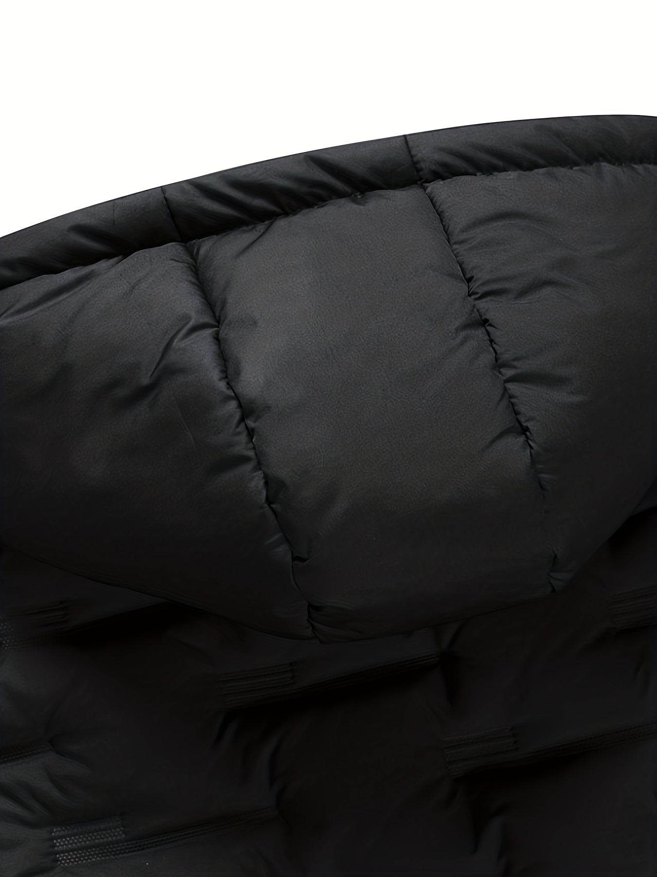 Colete térmico com capuz para homem moderno para o outono/inverno, estilo casaco casual sem mangas.