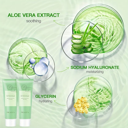 50g Aloe Vera Gel After Sun Skin Care Moisturizing For Face, Skin, Body, Body Lotion Cream, Shrink Pores, Hydrating Moisturizer For Dry Skin Fresh Pure No Sticky Fast Absorbing