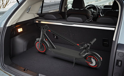 8.5-Inch Adult Electric Scooter, 350W Motor, Foldable Pedal Bike with LED Display And Headlights, 10.4Ah Battery, Maximum Range 21 Miles, Maximum Load Capacity 120Kg, Electric Scooter with Phone Holder And Lock, 3 Speed Modes