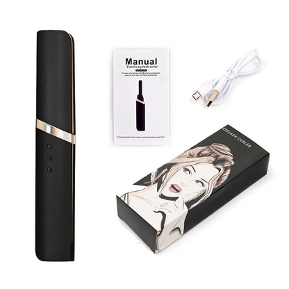 Long-Lasting Portable Electric Eyelash Curler with Heated Technology - Perfect Gift for Women
