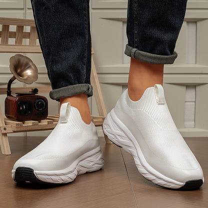 Ténis de corrida para homem antiderrapante, confortável e respirável, para uso interior e exterior.