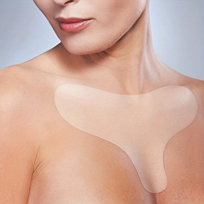 Smooth And Firm Skin With Chest Wrinkle Pads - Overnight Silicone Wrinkle Patches For Women