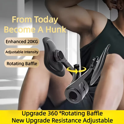 1pc Adjustable Kegel Trainer & Thigh & Buttock Fitness Machine - 360° Rotating Baffle, Enhanced 20kg Resistance, Ideal for Strengthening Pelvic Floor & Legs | Perfect Gift for Fitness Enthusiasts, Ideal Christmas Present, Pe