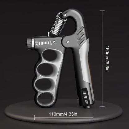 5-100kg Grip Strength Trainer Mechanical counting Wrist Expander Fitness Gym Training Hand Gripper Adjustable Resistance Hand Gripper