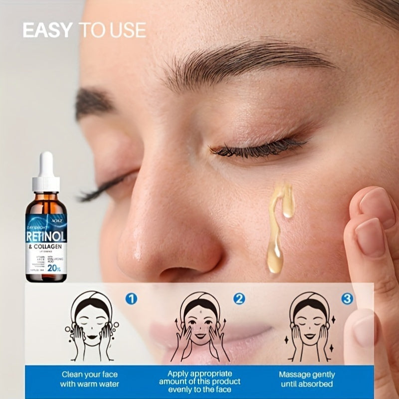 50ml/1.7oz Retinol Moisturizing Cream, Hypoallergenic, Enriched with 20% Retinol, Collagen, Hyaluronic Acid, Vitamins A.B.C.E, for All Skin Types, to Achieve Youthful, Hydrated Skin
