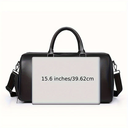1pc 20-35L Multi-Functional Business Casual Travel Bag - Large Capacity Convertible Shoulder Crossbody Handbag, Durable Gym Sports Bag with Secure Zipper Compartments & Adjustable Straps for Travel, Fitness, Daily Commute (De