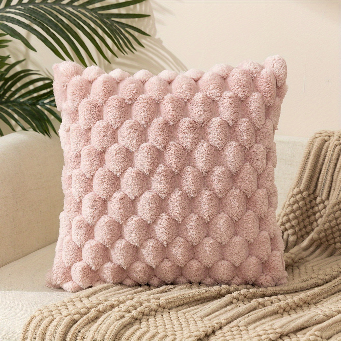 1pc, Square Cushion Cover, Zipper Single-sided Printed Pillowcase, Home Decor, Room Decor, Living Decor, Bedroom Decor (pillow Core Is Not Included)