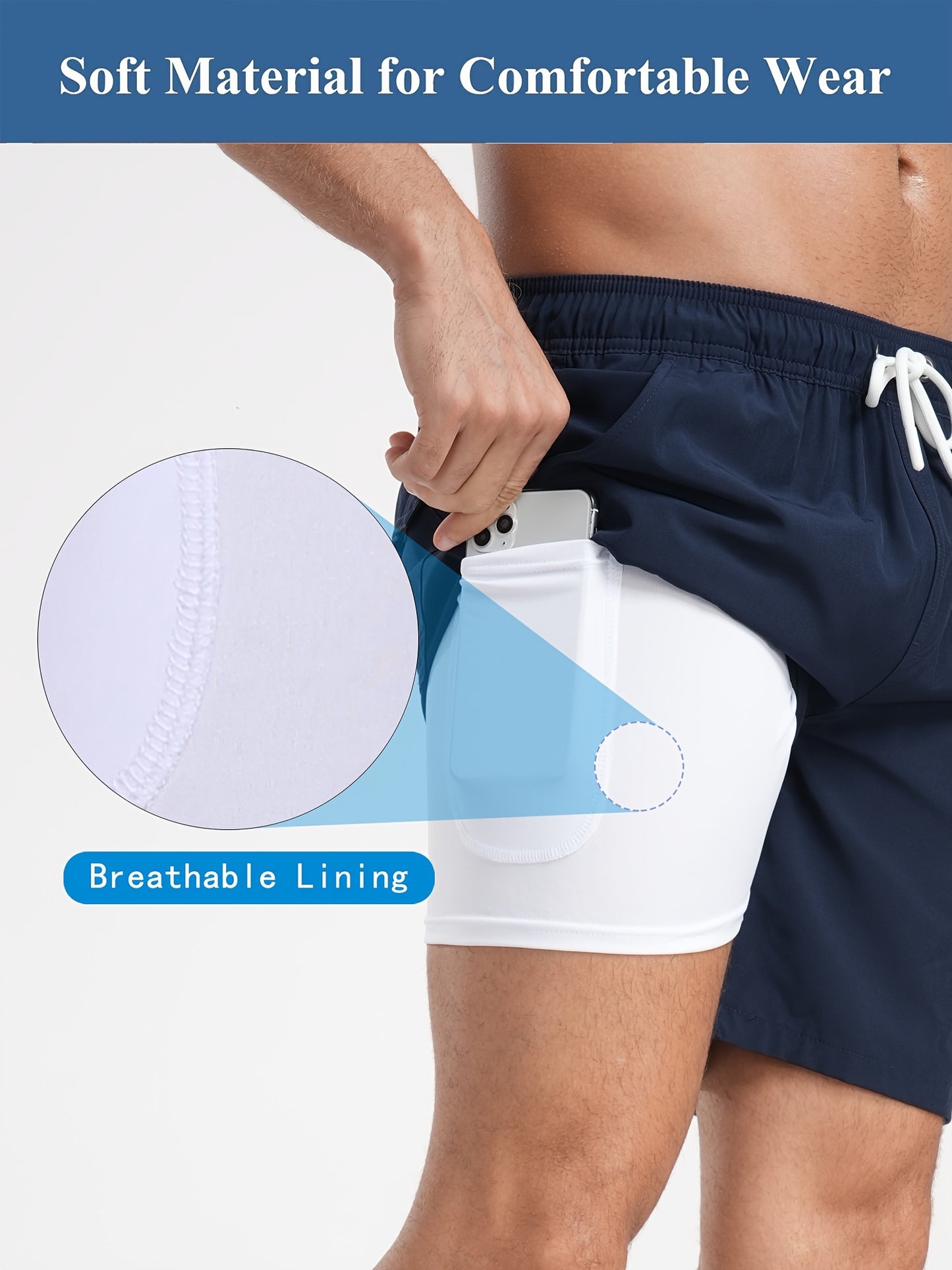 Men'S Quick-Dry Beach Shorts