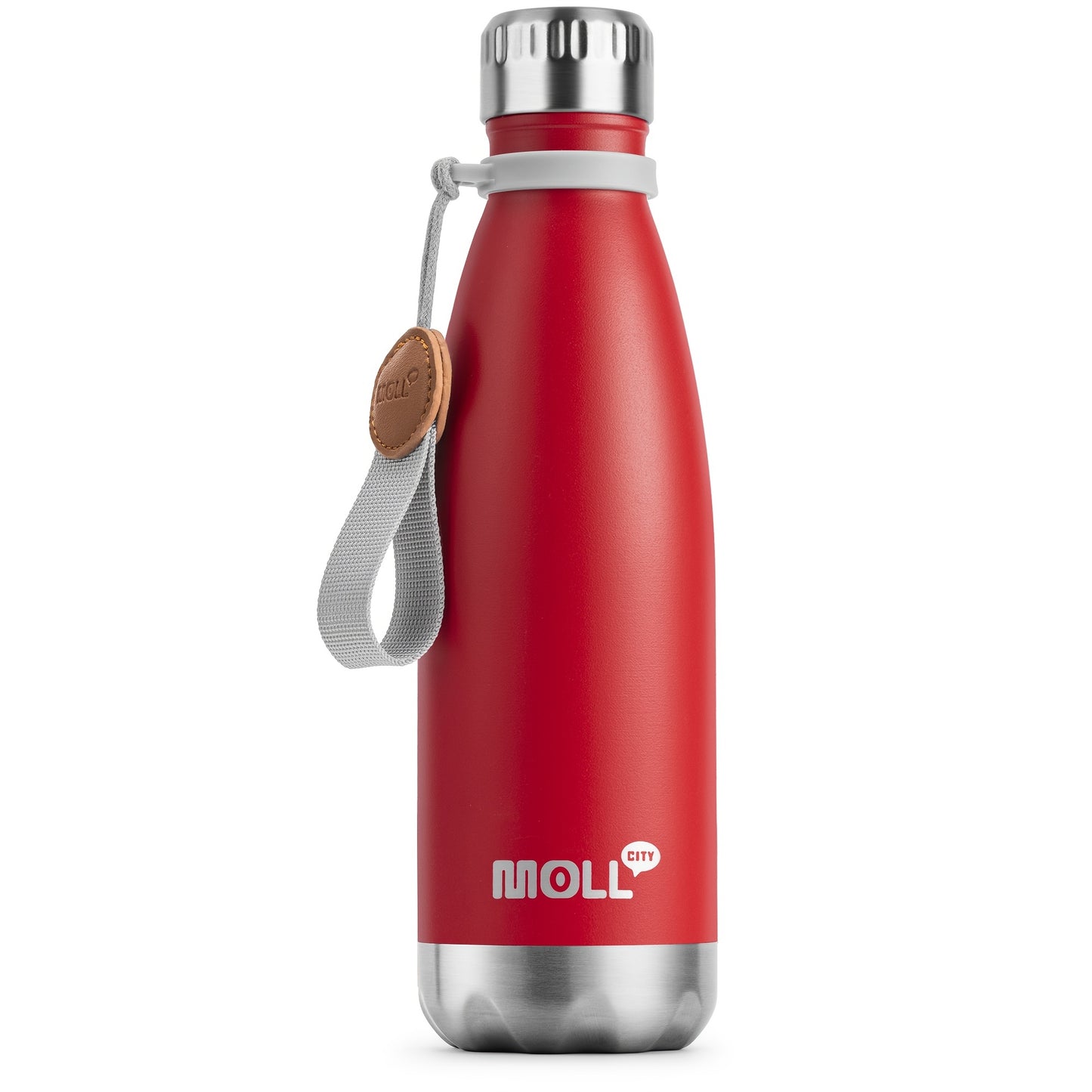 Garrafa térmica de aço inoxidável de 500ml com boca estreita, 1 unidade, reutilizável, à prova de fugas, para viagens, ideal para mulheres (rosa)