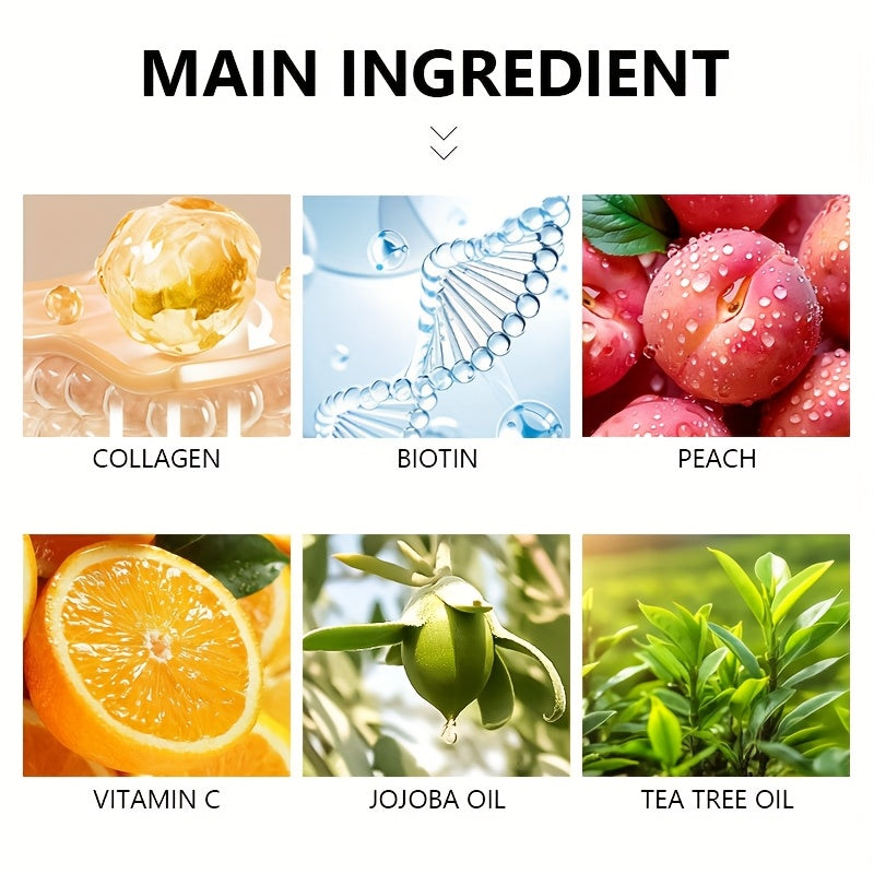 Collagen biotin day and night facial mask contains rich collagen essence, protects Light Beige, moisturizes and smoothes, injects source moisture, vitality and radiance into Light Beige