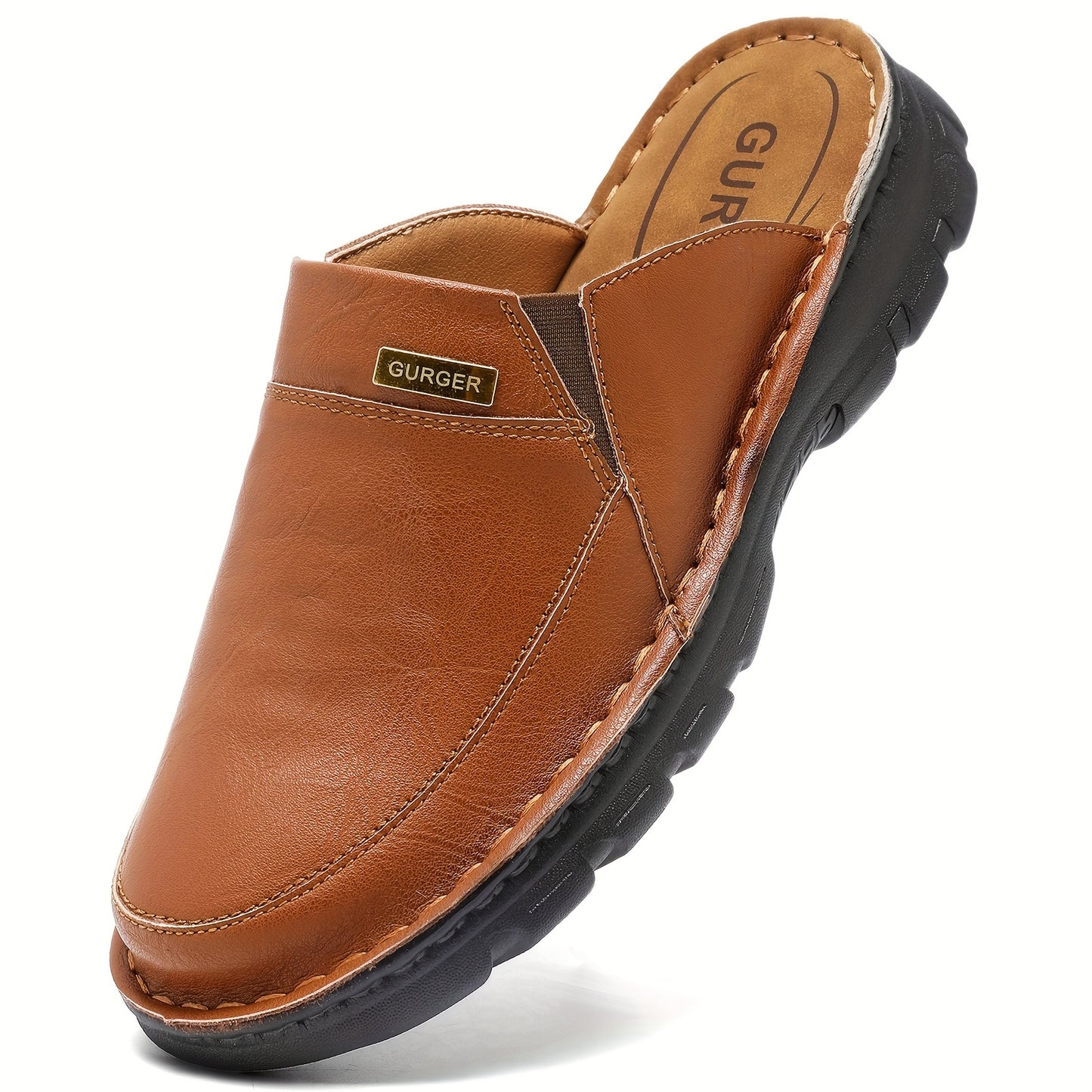 Men'S Mules & Clogs Summer Sandals, Closed-Toe, Breathable, Slip-On, Rubber Sole, for Beach, Garden & Outdoor Activities