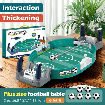 6pcs Balls Youth Desktop Football Game - Interactive Indoor Football Match with Accessories, Goal Actions, Ideal Day or Birthday Gifts, Father'S Day Gifts, Football Accessories, Large Size, 56.8x27.7x11.1cm, Football Accessor