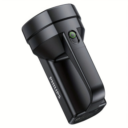 Philips Rechargeable Battery Flashlight, Ultra-Long Life, High Capacity, Portable Spotlight for Outdoor and Emergency Lighting
