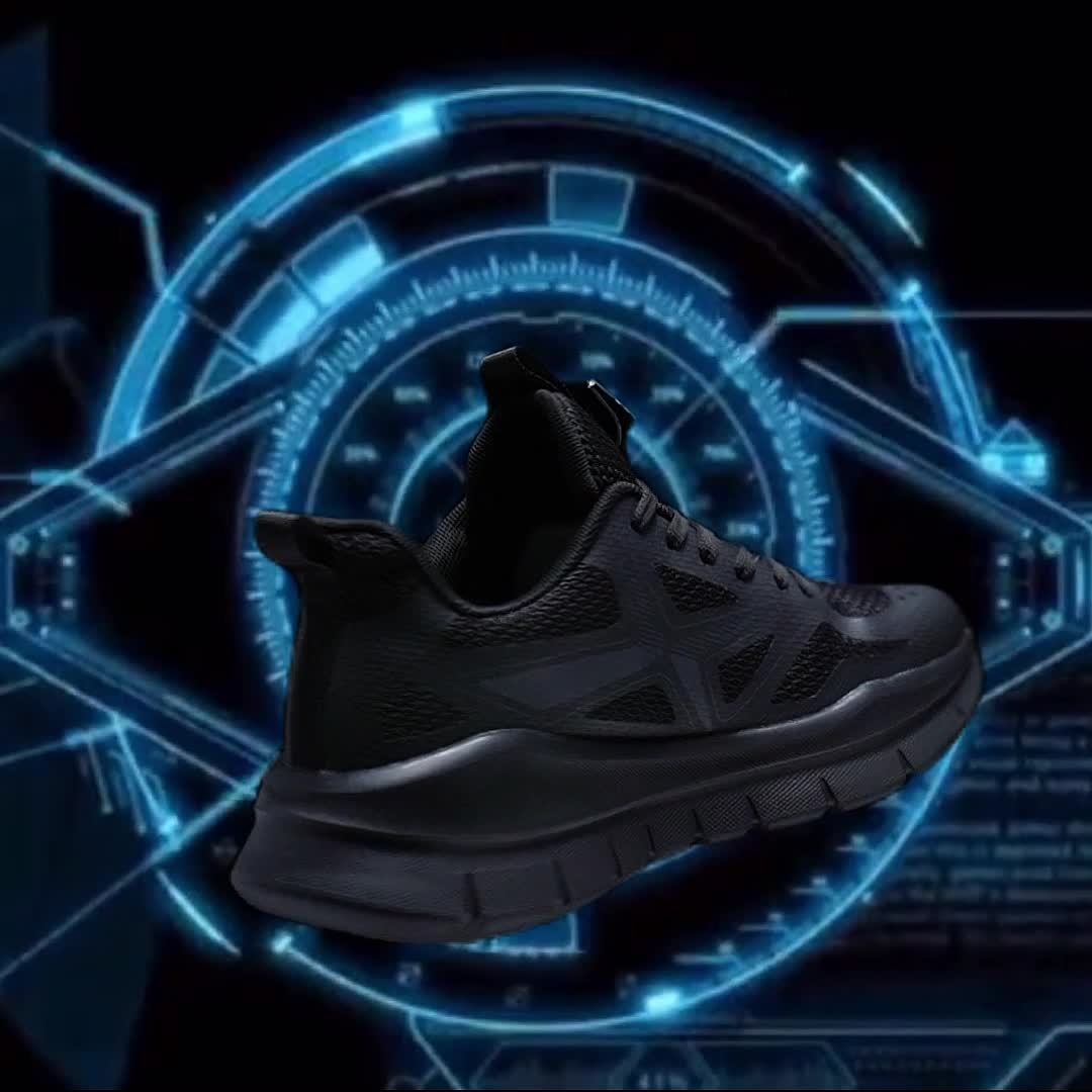 Calçado desportivo masculino casual e moderno, confortável e elegante para corrida, com características para treino cruzado, ideal para trilhos e atividades ao ar livre. Possui atacadores, cano baixo, gáspea e forro em tecido e sola em MD.