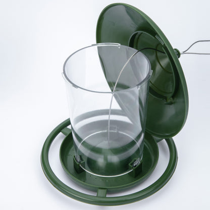 Outdoor Hanging Wild Bird Feeder for Garden and Yard Decoration - Attracts Various Bird Species with Easy-to-Fill Design