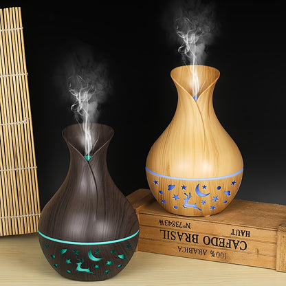 1pc AromaWave USB Powered Aromatherapy Diffuser - Multi-Functional Air Purifier, Facial Humidifier, and Room Freshener with Swab and Spring - Ideal for Office, Bedroom, Living Room - Plastic Material