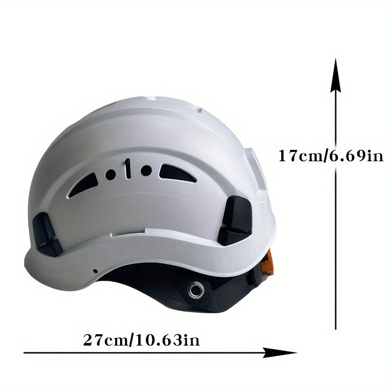 Industrial Safety Helmet Construction Site Safety Cap Flame Retardant Helmet with EPS Cushioning Pad Protective Headgear
