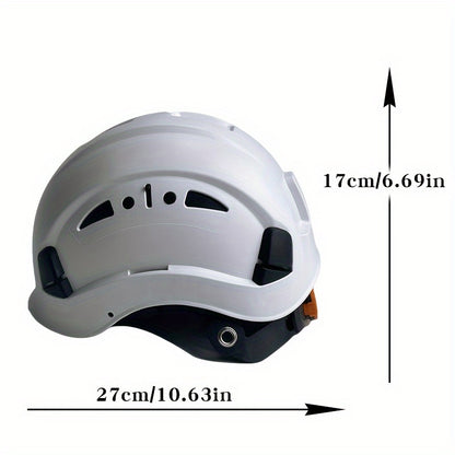 Industrial Safety Helmet Construction Site Safety Cap Flame Retardant Helmet with EPS Cushioning Pad Protective Headgear