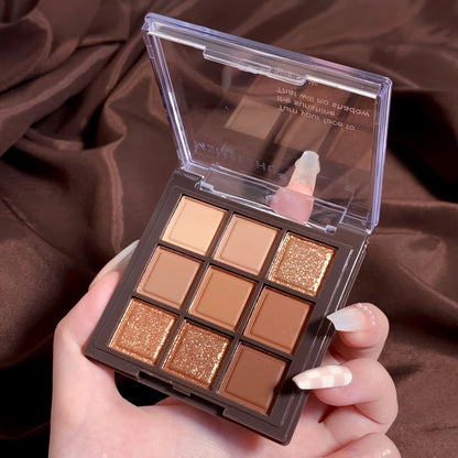 Paleta de Sombras 9 Cores Chocolate