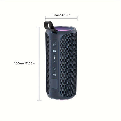 Ortizan 40W PMPO Loud Stereo Portable Speaker,, Wireless Speaker, Shower Speakers Featuring Deep Bass, LED Light, 30H Battery, TF Card, AUX, True Wireless Stereo Speaker Suitable for Both Indoor And Outdoor Use.